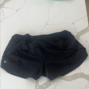 lululemon athletica Black Athletic Shorts with Elastic Waistband